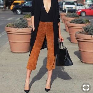 NWT EXPRESS Genuine Suede Culottes Size 6